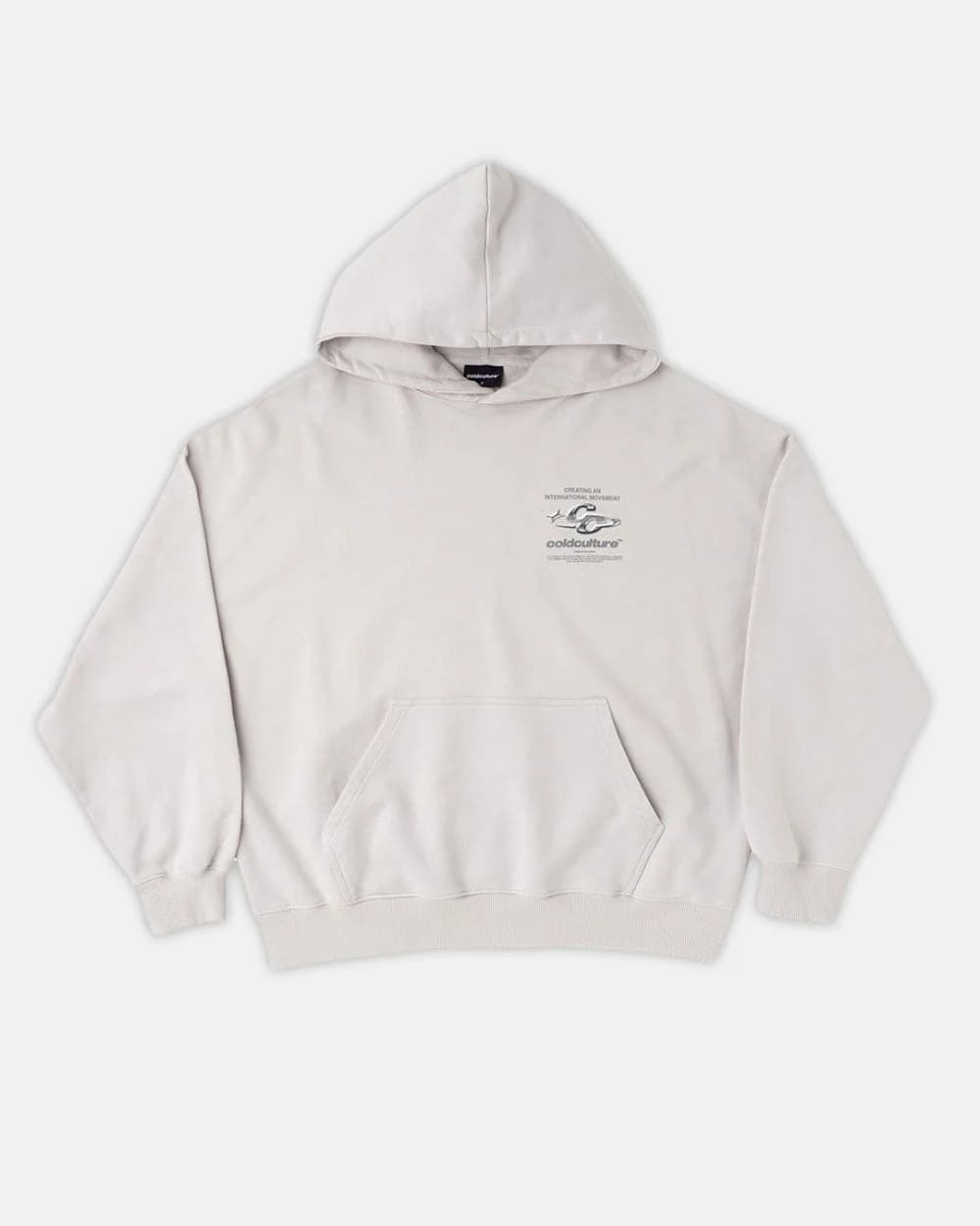 SPARKLY HOODIE PEARL GREY 3