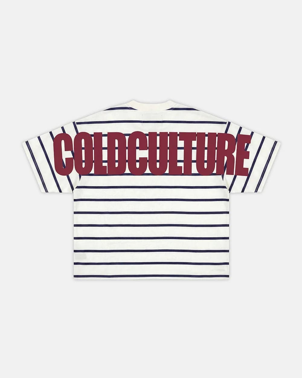 BAY STRIPE TEE WHITE by COLD CULTURE