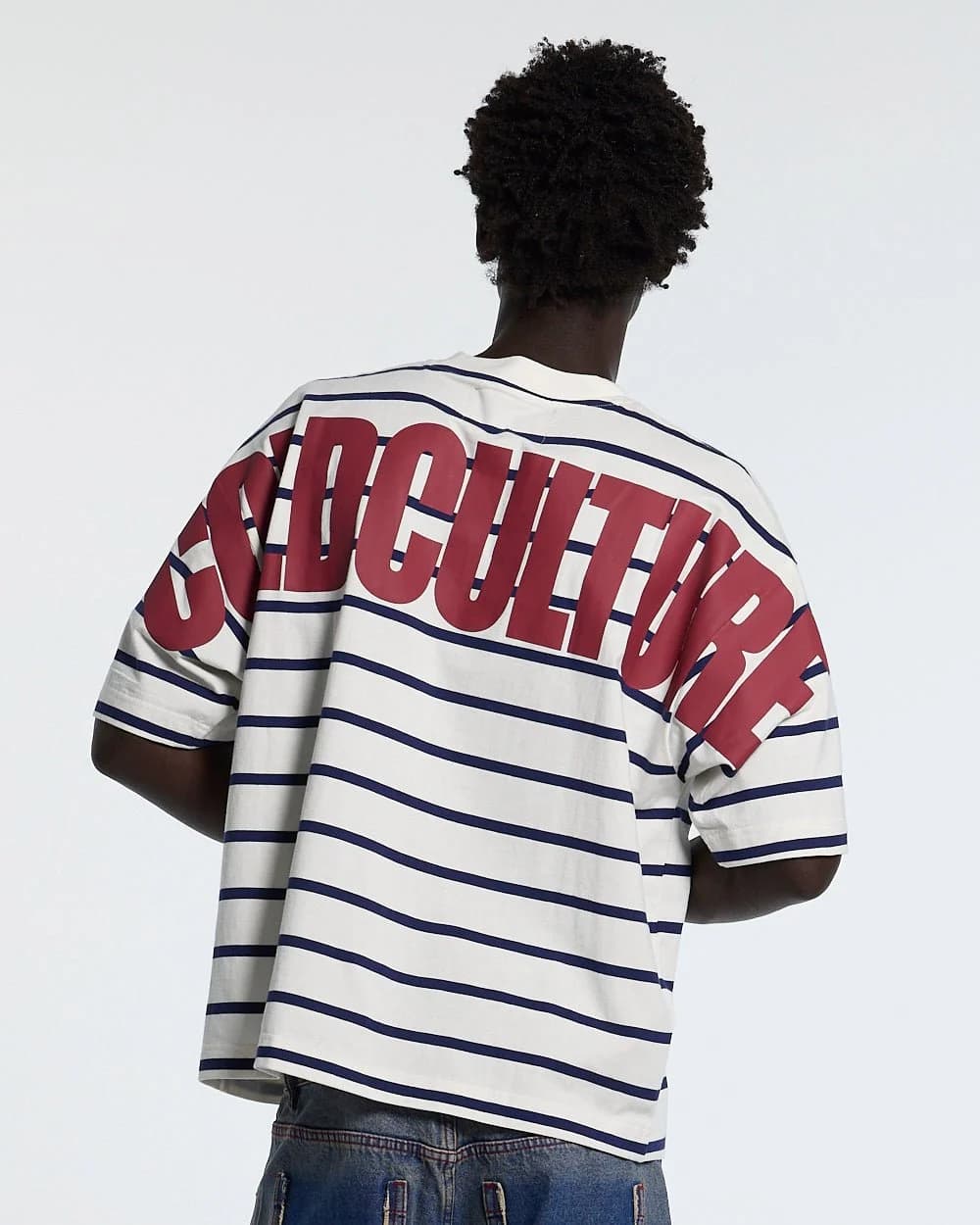 BAY STRIPE TEE WHITE 2