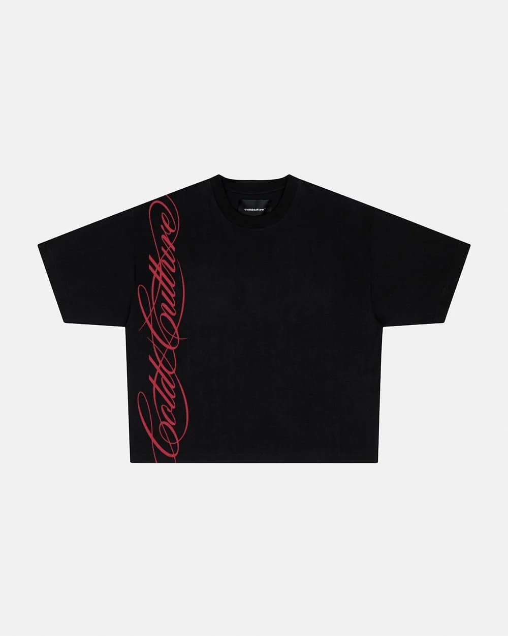 SCRIPT TEE BLACK by COLD CULTURE
