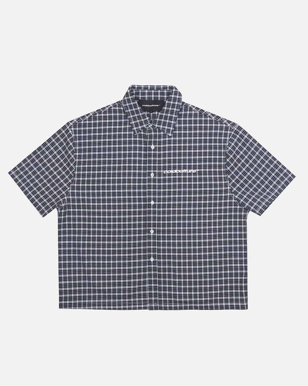 TARTAN SCRIPT SHIRT BLACK 3