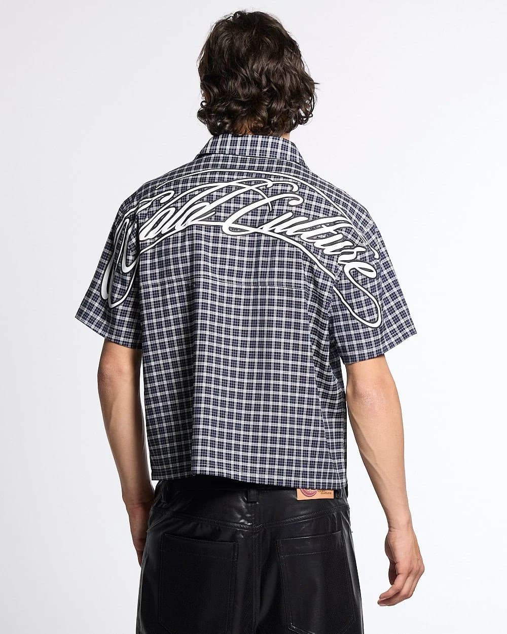 TARTAN SCRIPT SHIRT BLACK 2