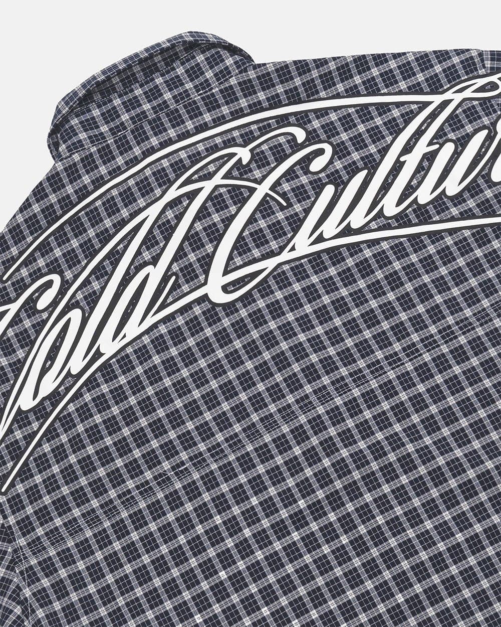 TARTAN SCRIPT SHIRT BLACK 5