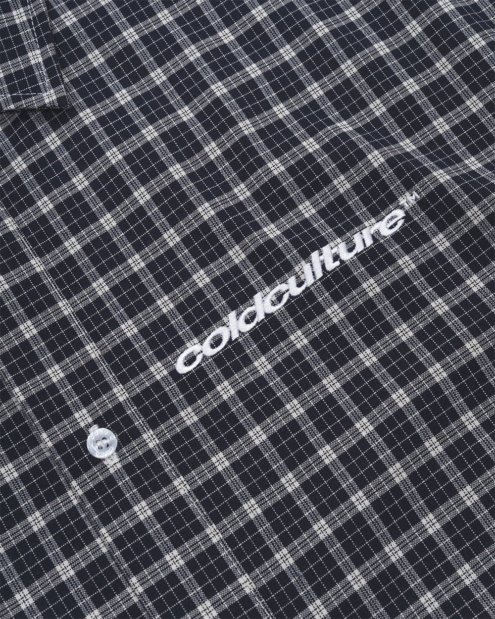 TARTAN SCRIPT SHIRT BLACK 7