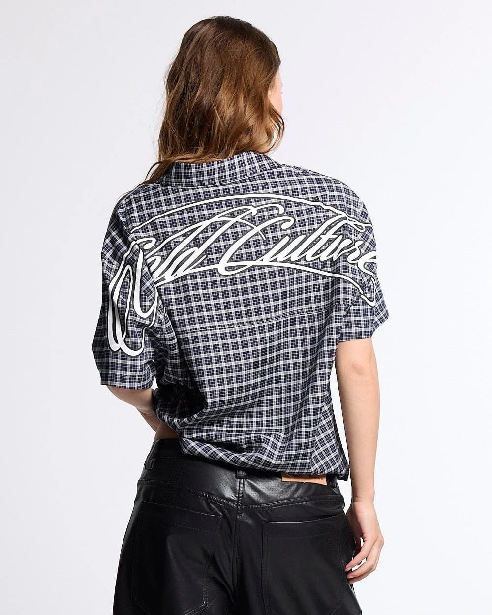 TARTAN SCRIPT SHIRT BLACK 10