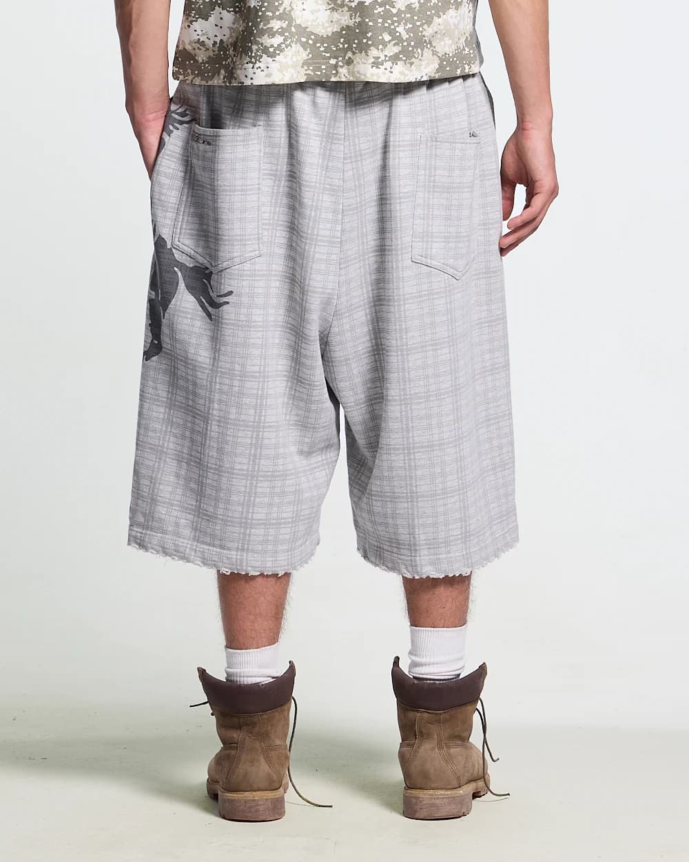 NOVEL SHORT SWEATPANTS GREY 4