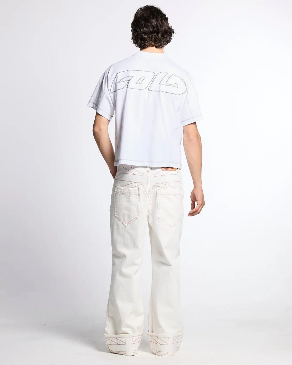 ROLLER TEE WHITE by COLD CULTURE