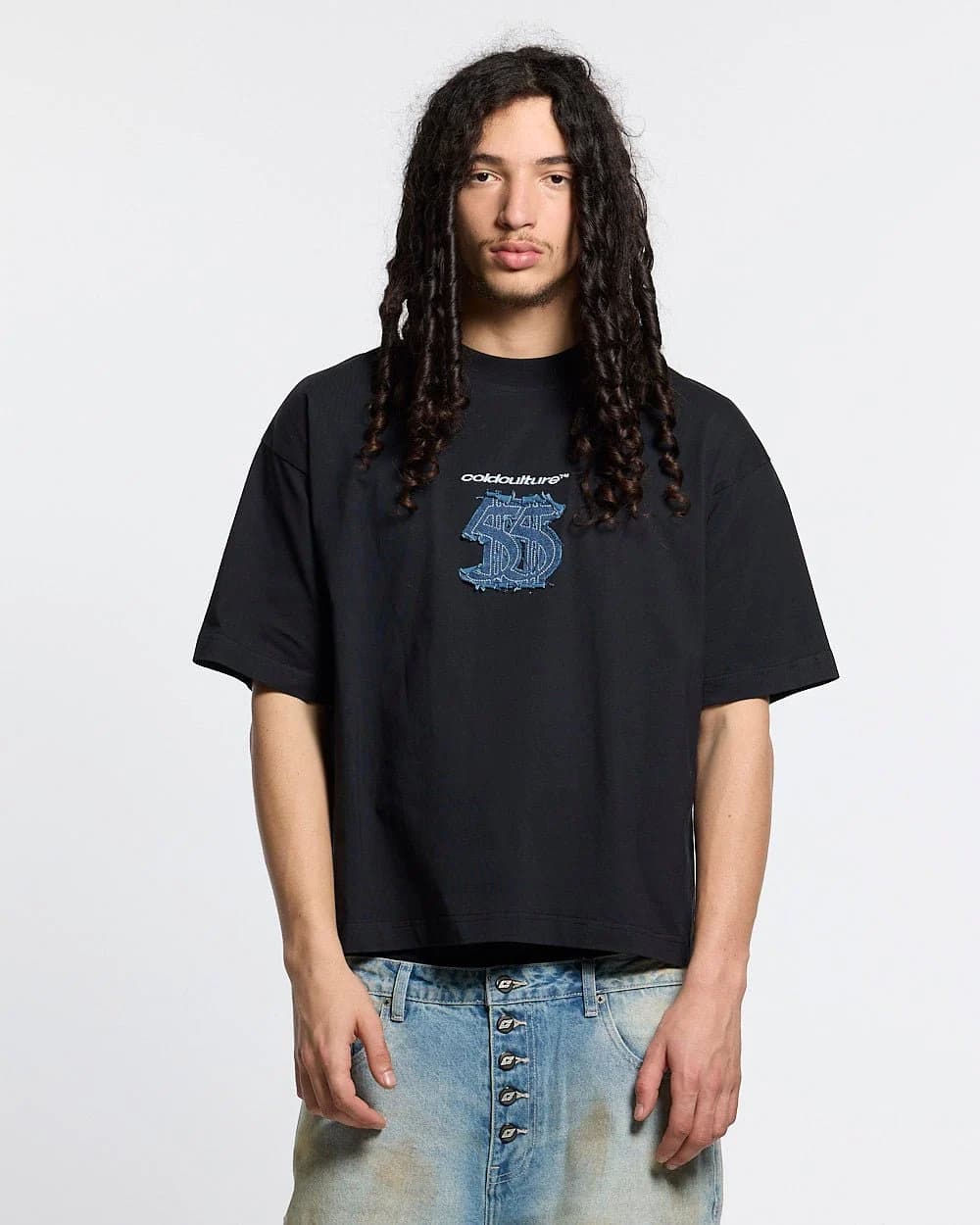 DISTRESSED DOLLAR TEE BLACK 3