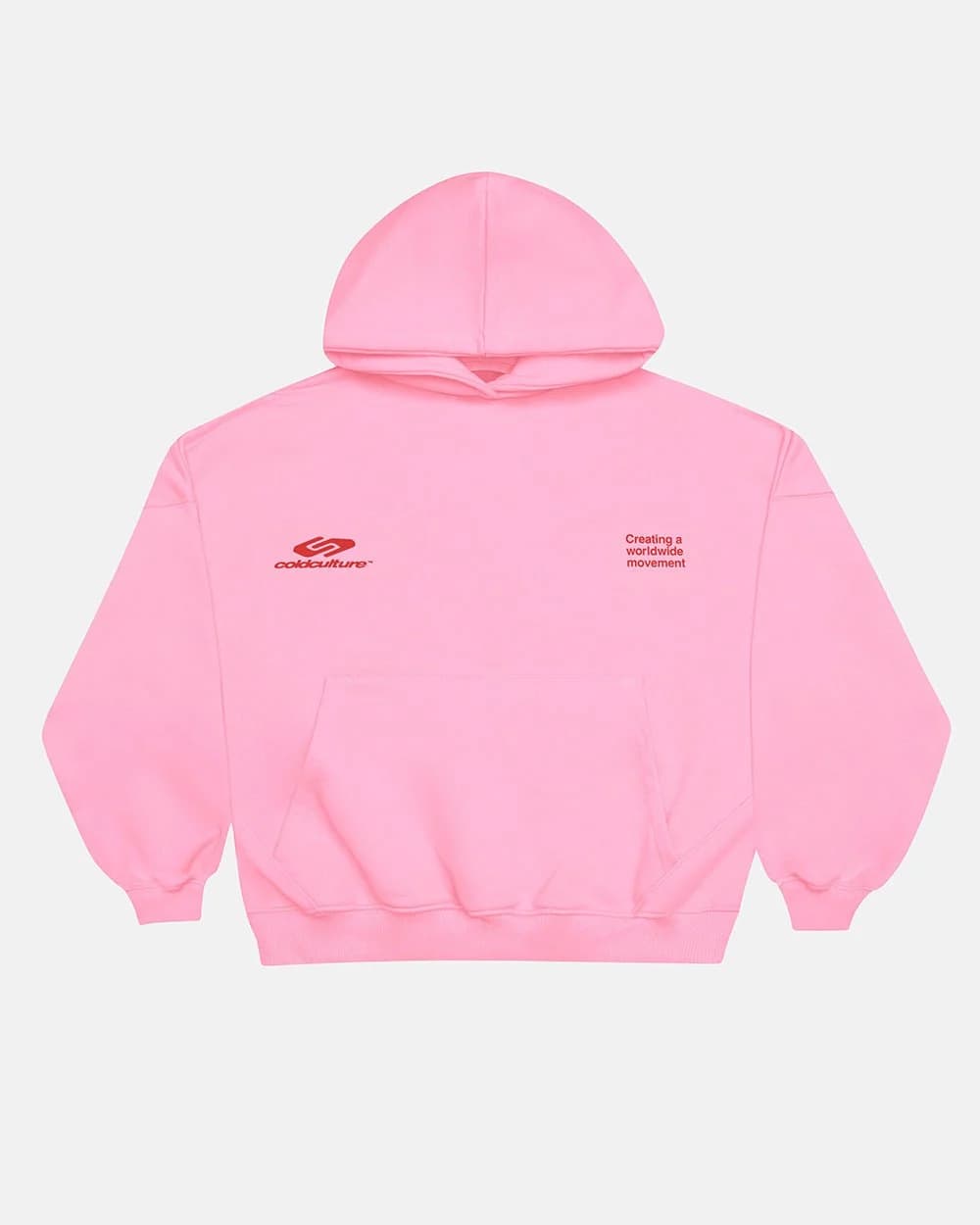 DEFENSE HOODIE PINK AND RED 3