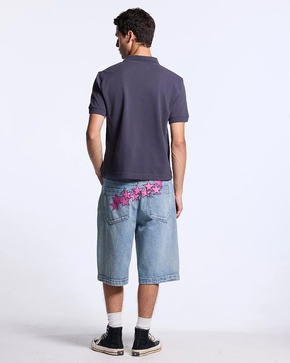 STARS V2 SHORTS LIGHT DENIM 6