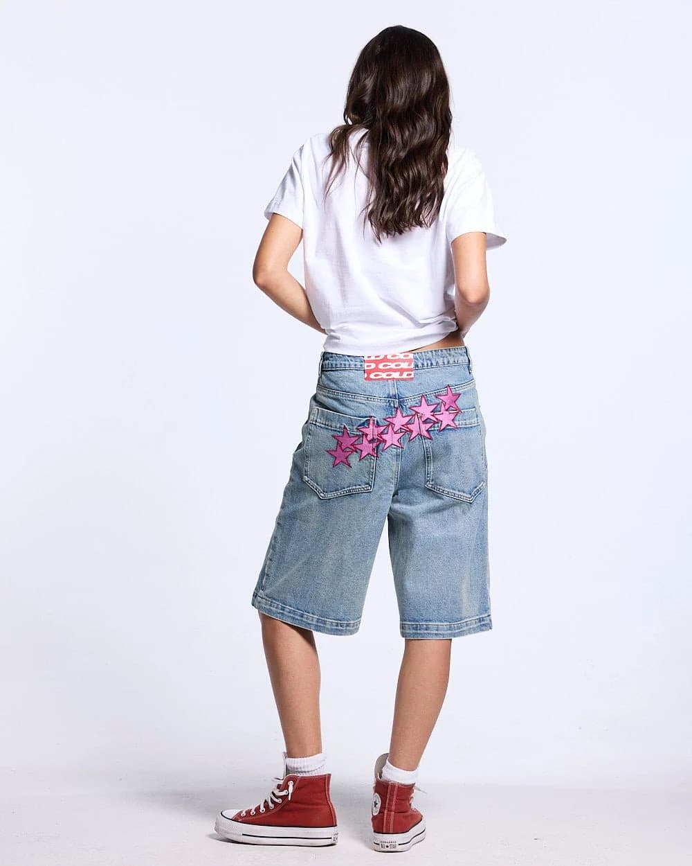 STARS V2 SHORTS LIGHT DENIM 10