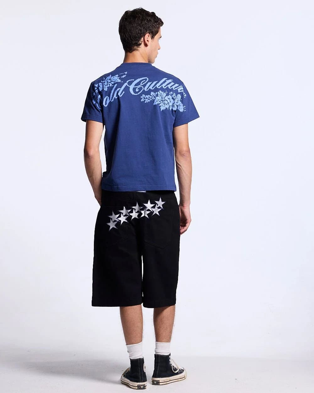 STARS V2 SHORTS BLACK 6