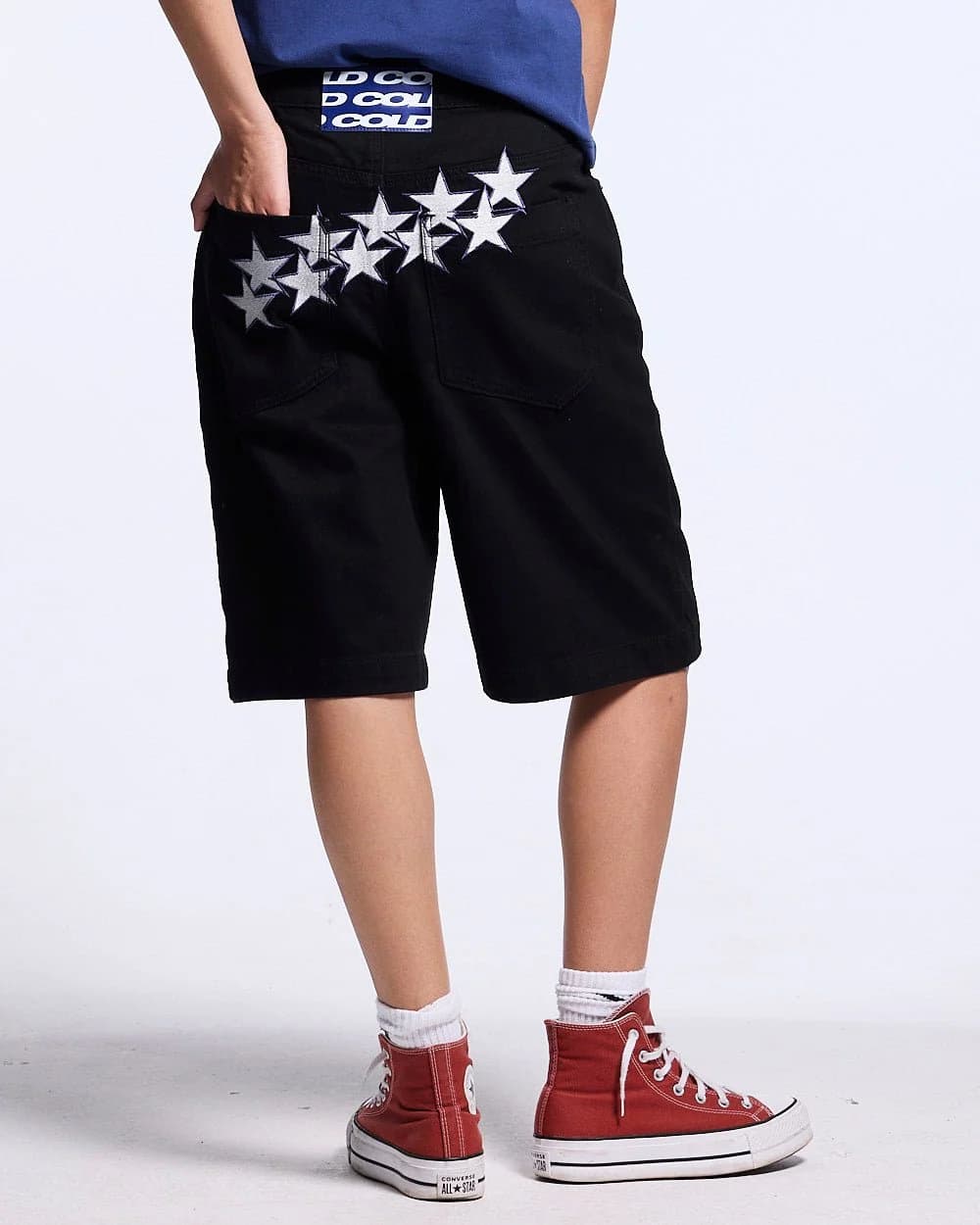 STARS V2 SHORTS BLACK 7