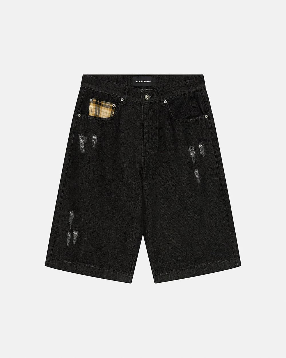 TOXIC SHORTS BLACK DENIM 4