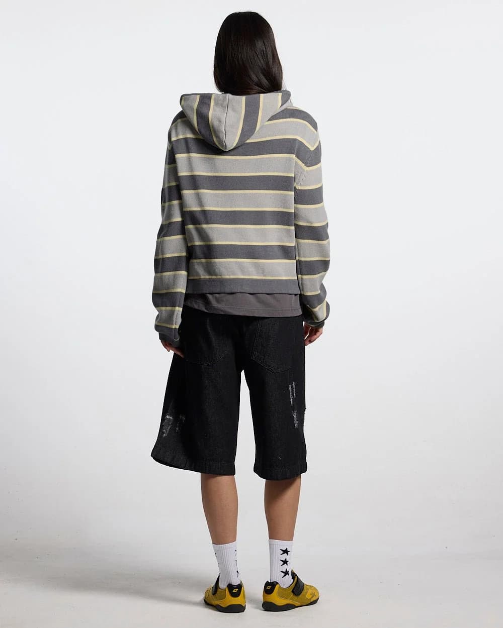 TOXIC SHORTS BLACK DENIM 7