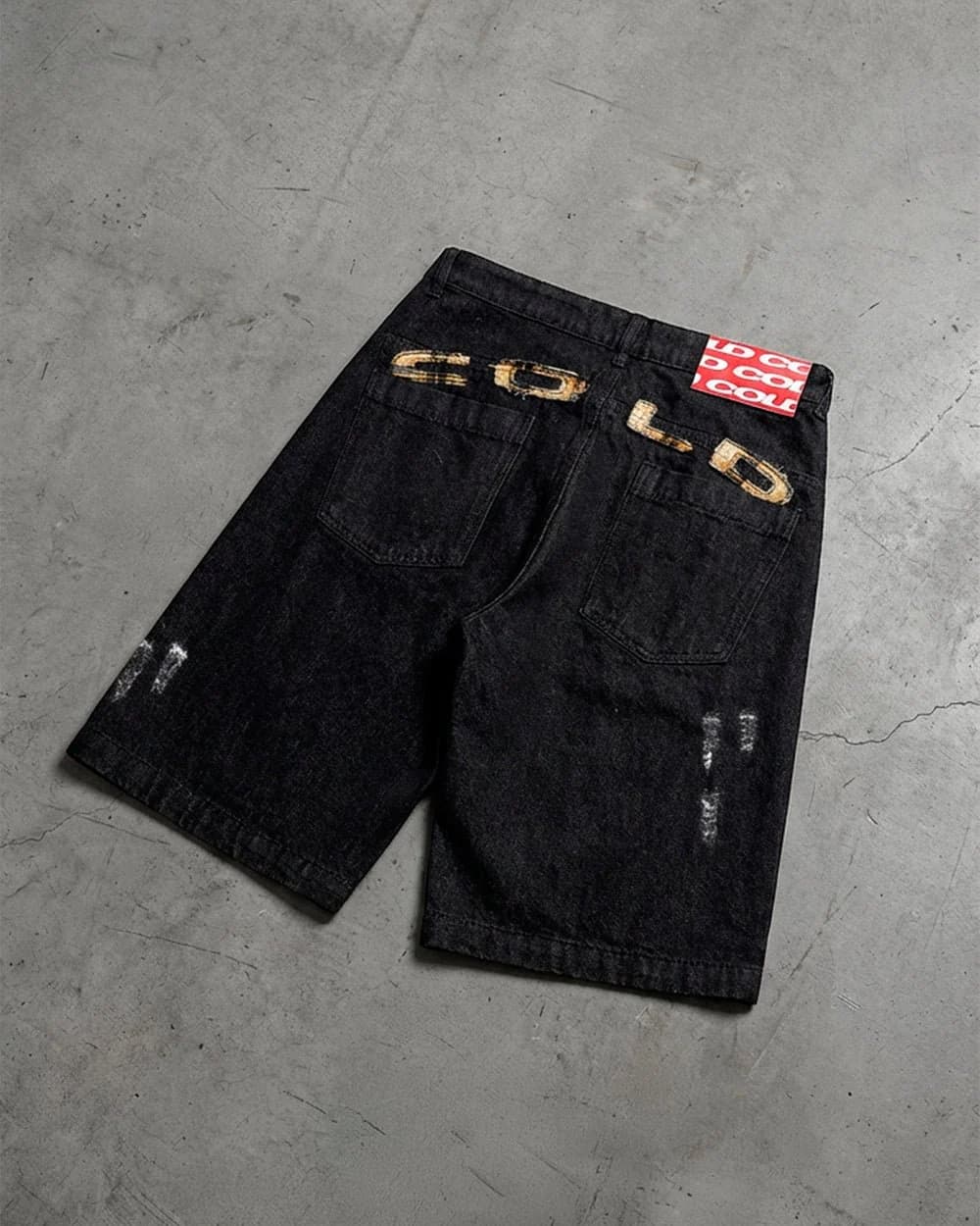 TOXIC SHORTS BLACK DENIM 10