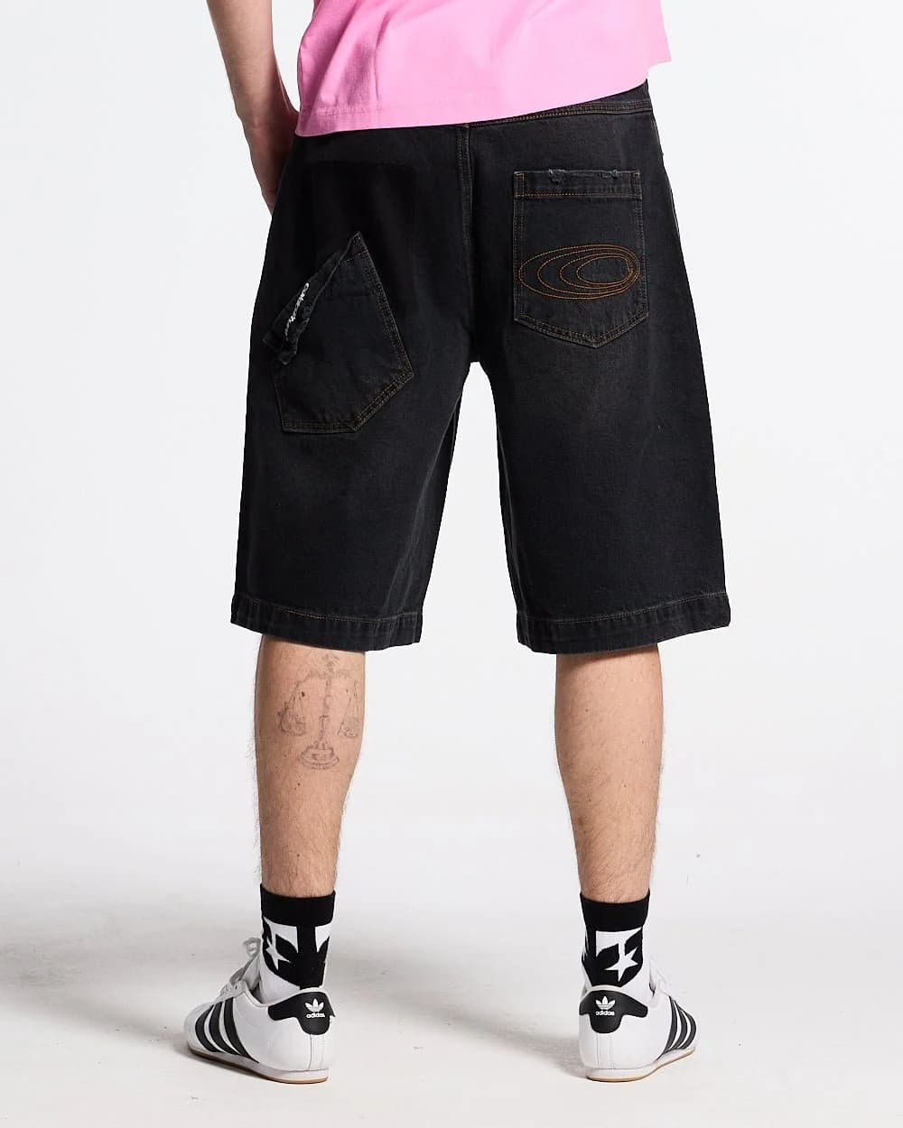 POCKET KO SHORTS BLACK DENIM 3