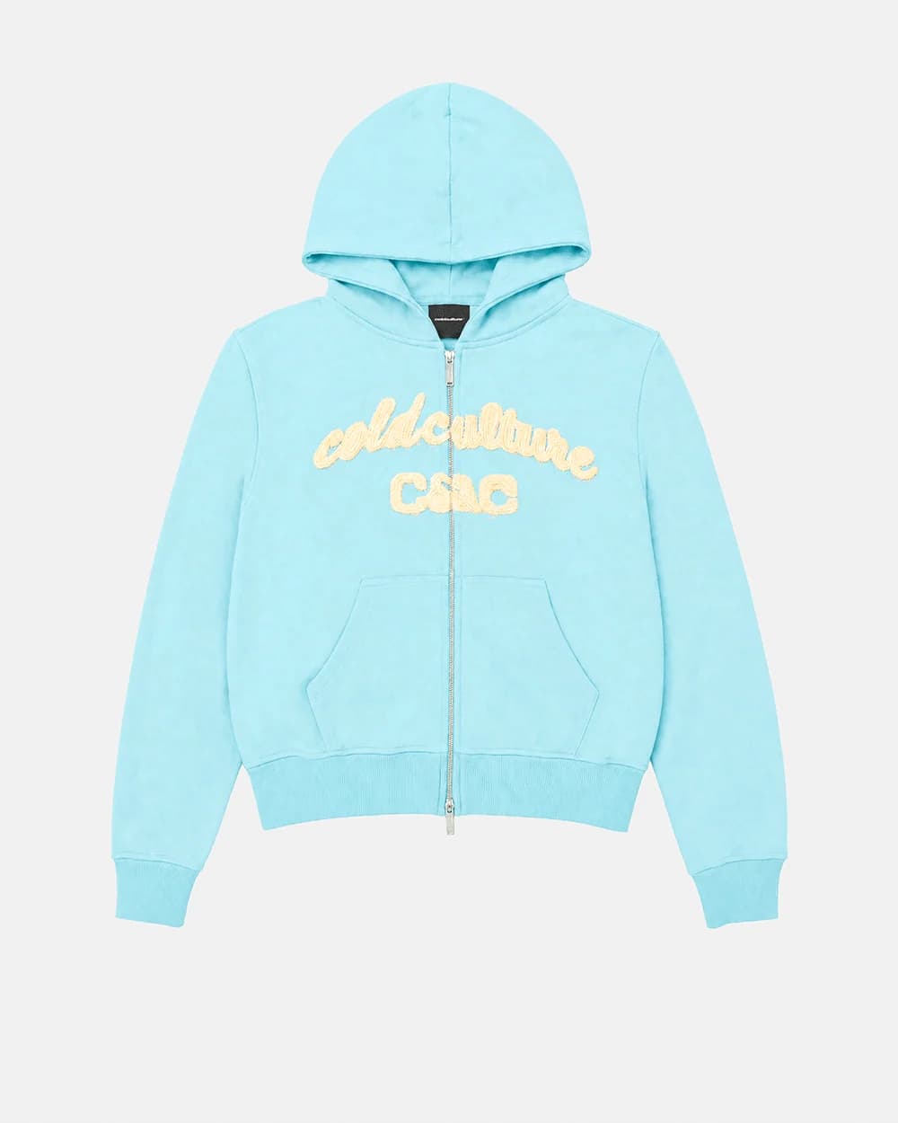 COLLEGE 55 ZIP HOODIE BLUE 2