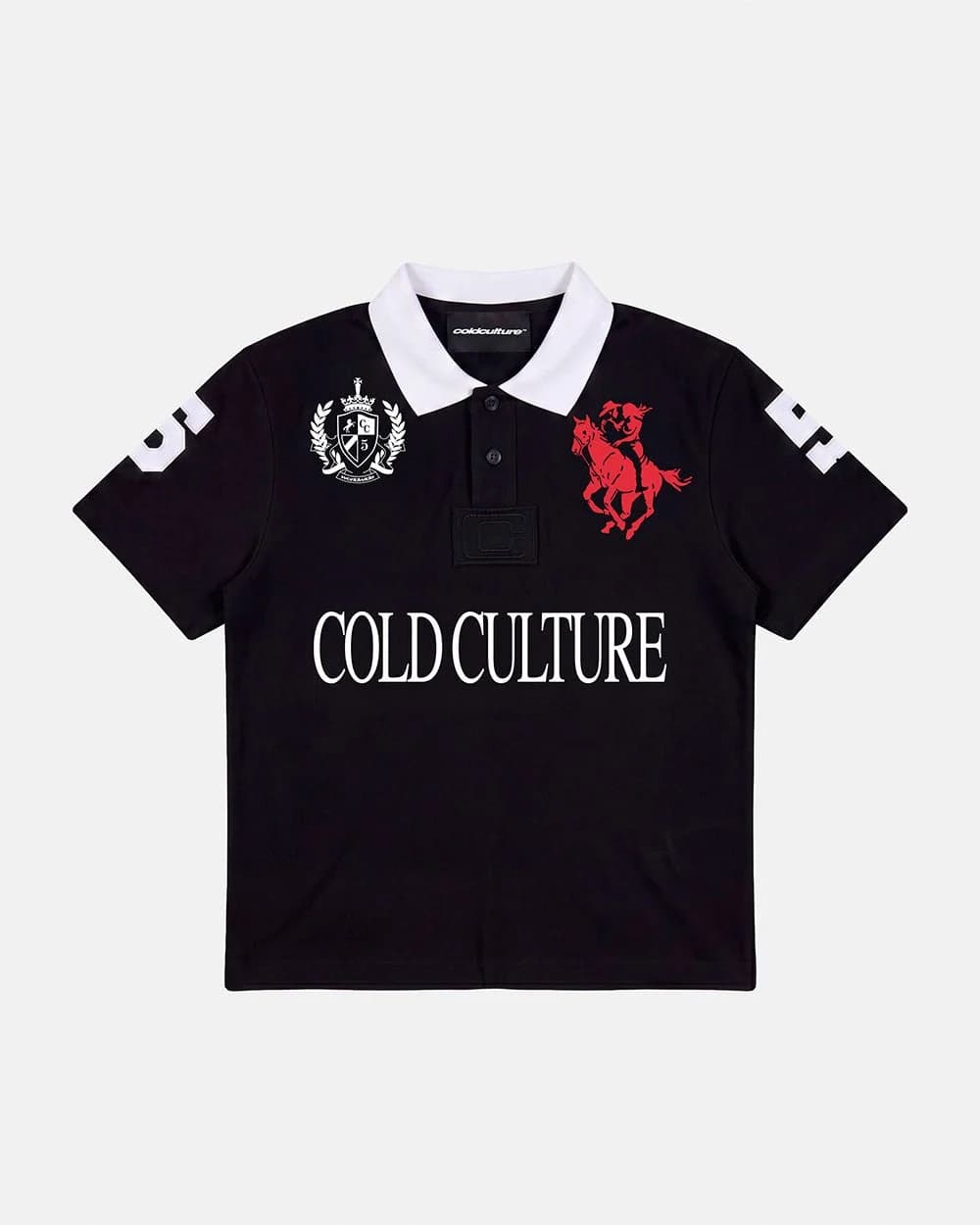 RIDING CLUB POLO BLACK by COLD CULTURE