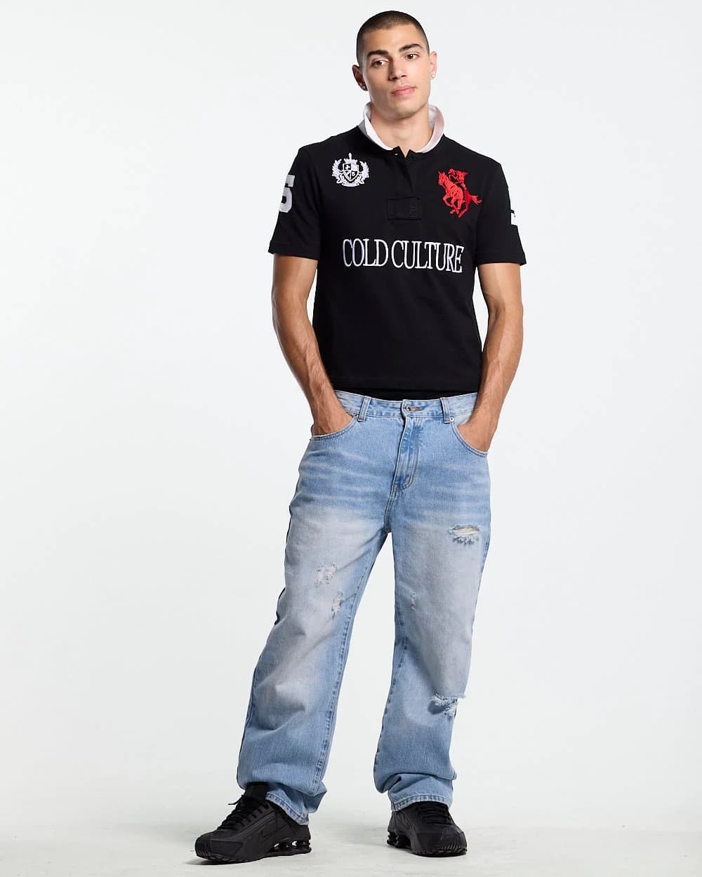 RIDING CLUB POLO BLACK 5