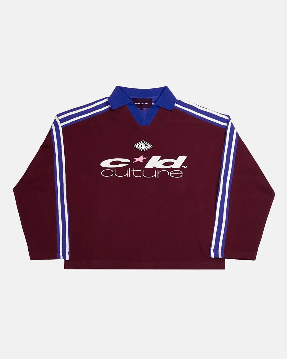 CLASSIC RAW POLO LONGSLEEVE BURGUNDY 2
