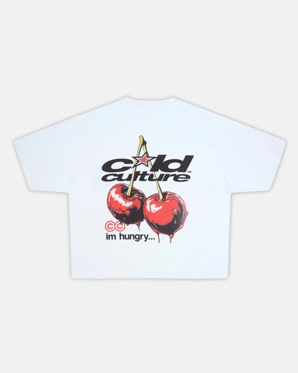 CHERRY TEE WHITE by COLD CULTURE