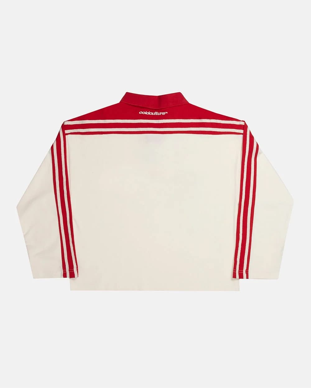 CLASSIC RAW POLO LONGSLEEVE CREAM 3