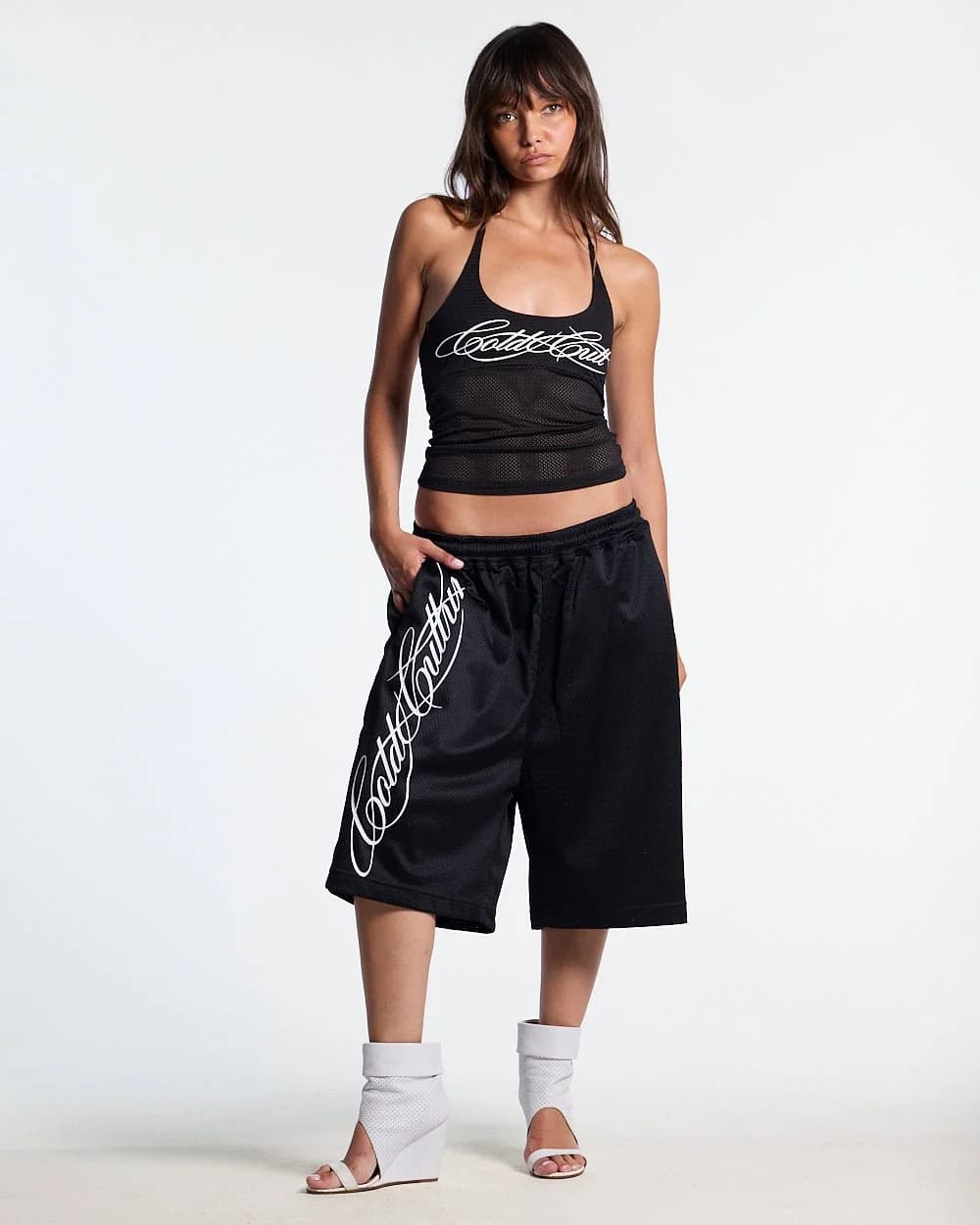 LADY C MESH TOP BLACK 5