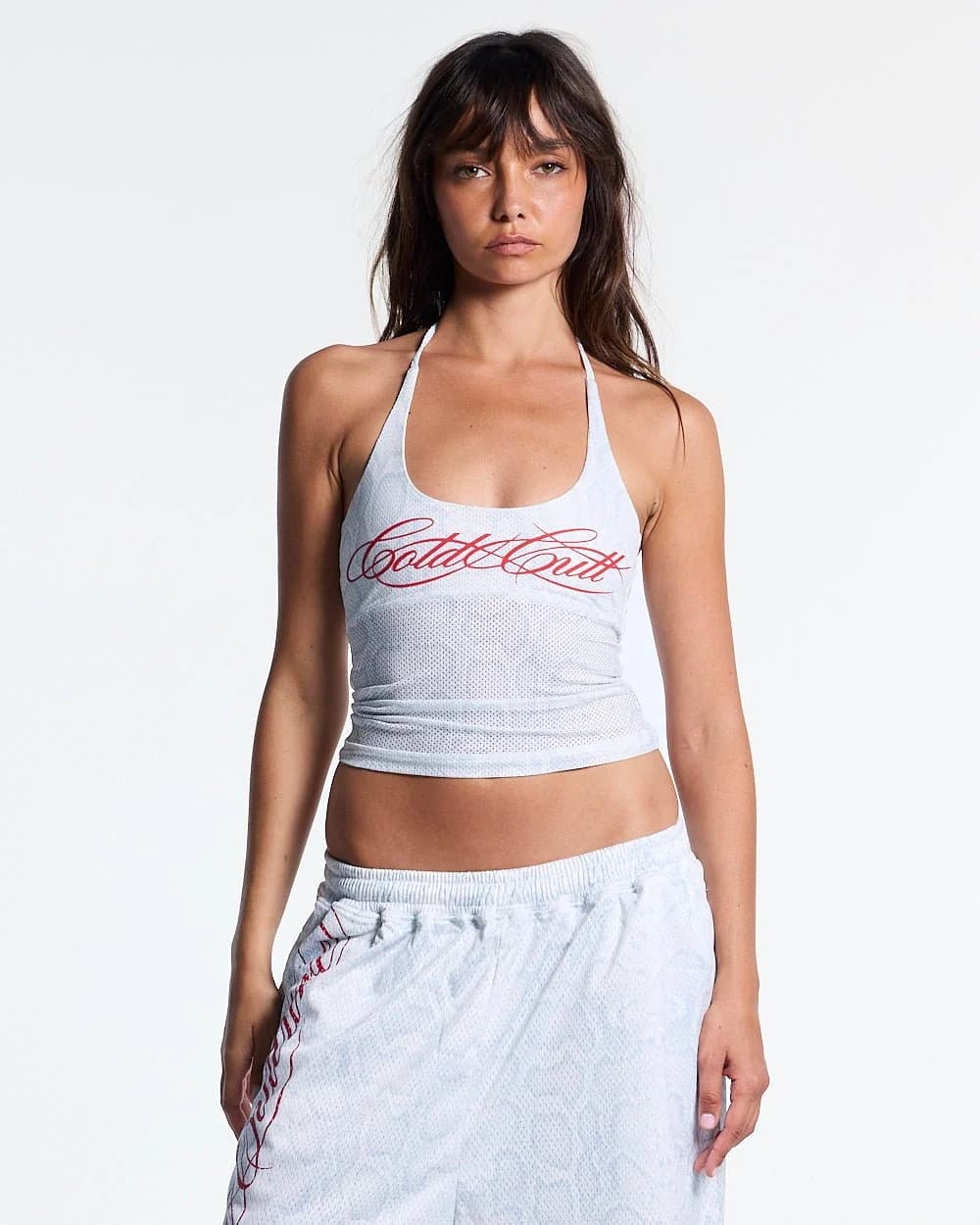 LADY C MESH TOP WHITE by COLD CULTURE
