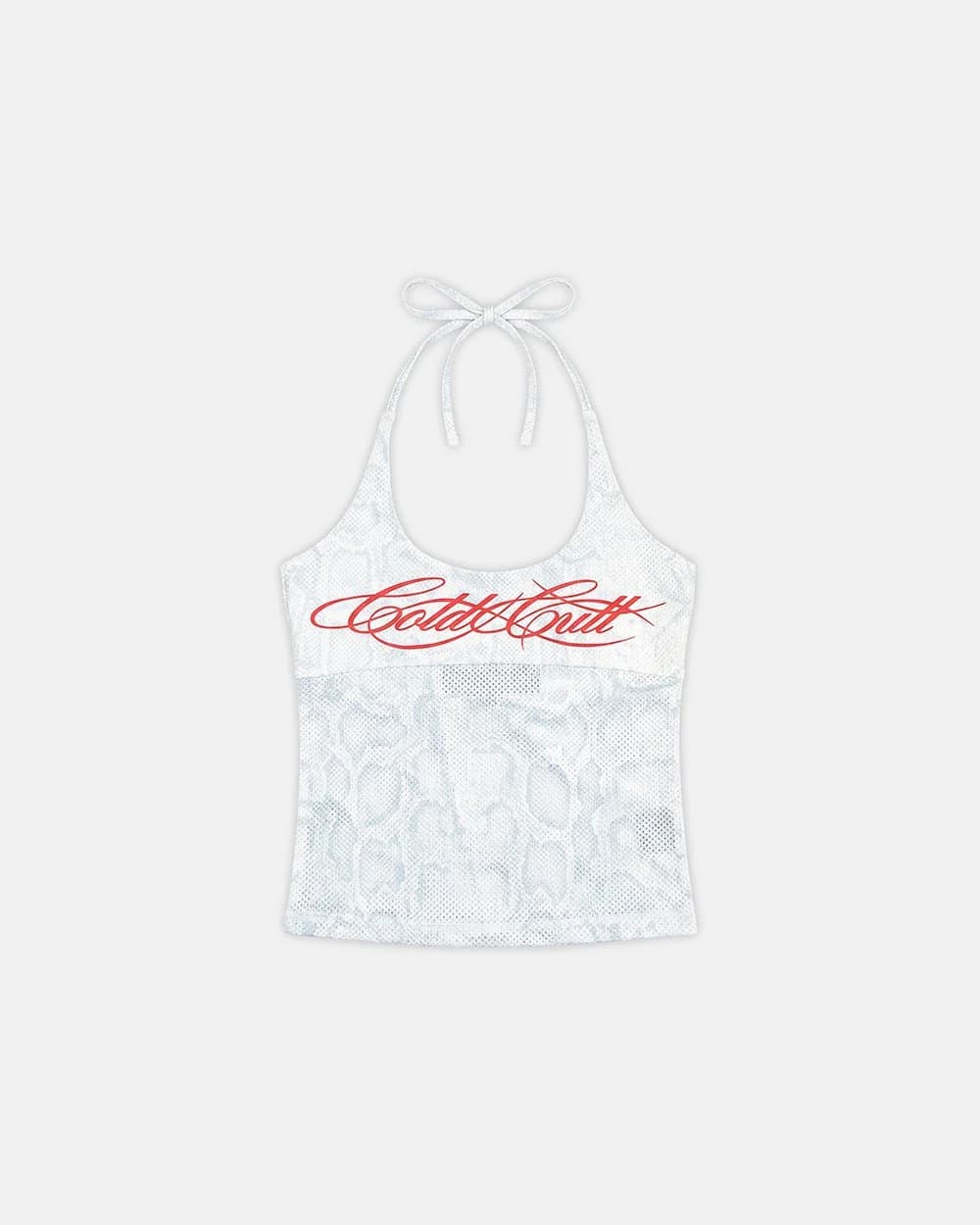 LADY C MESH TOP WHITE 2
