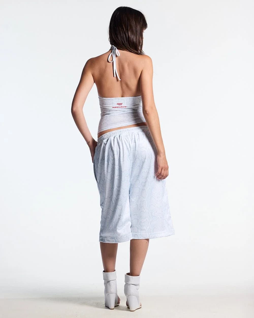 LADY C MESH TOP WHITE 6