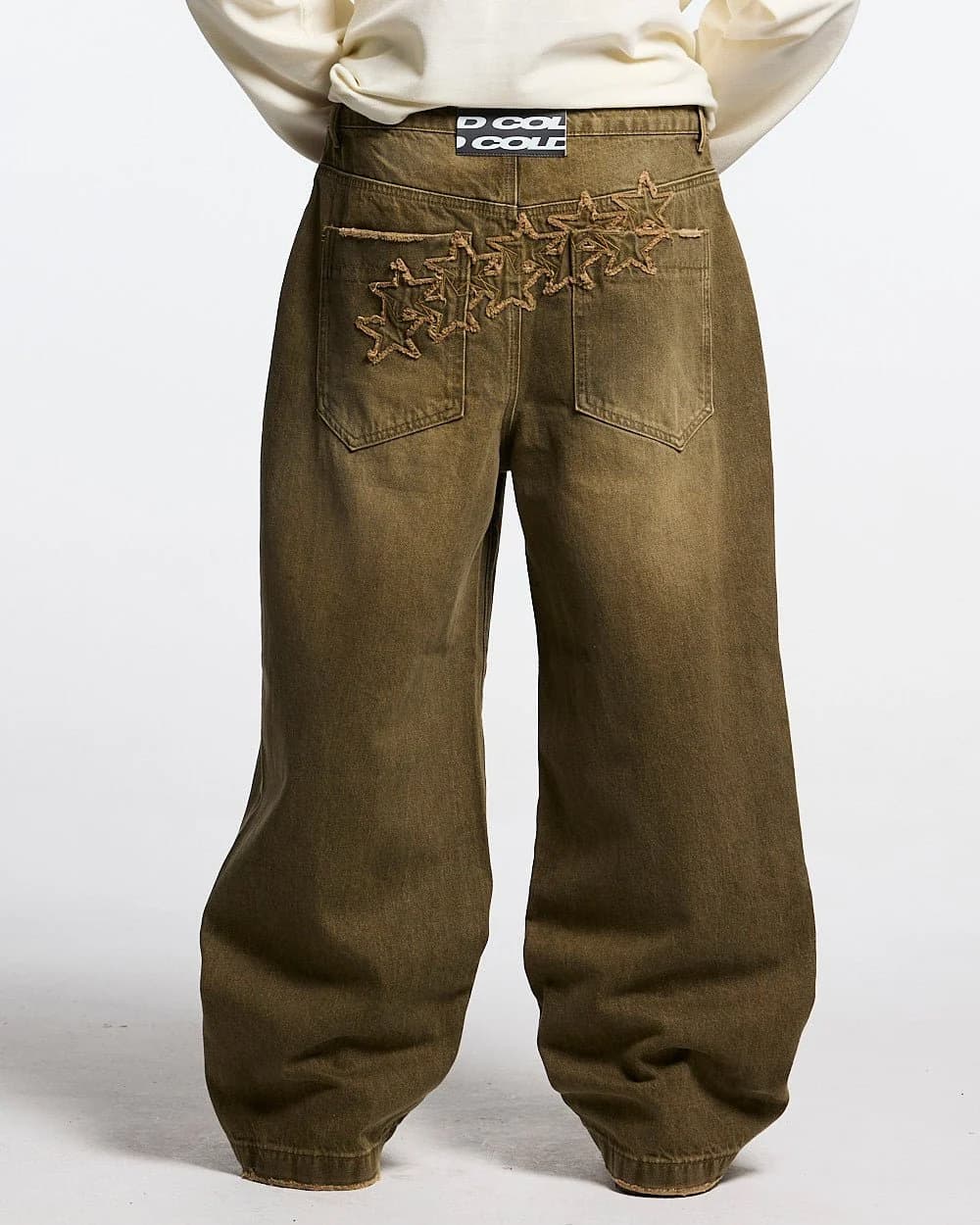 DISTRESS STARS V2 PANTS BROWN DENIM by COLD CULTURE
