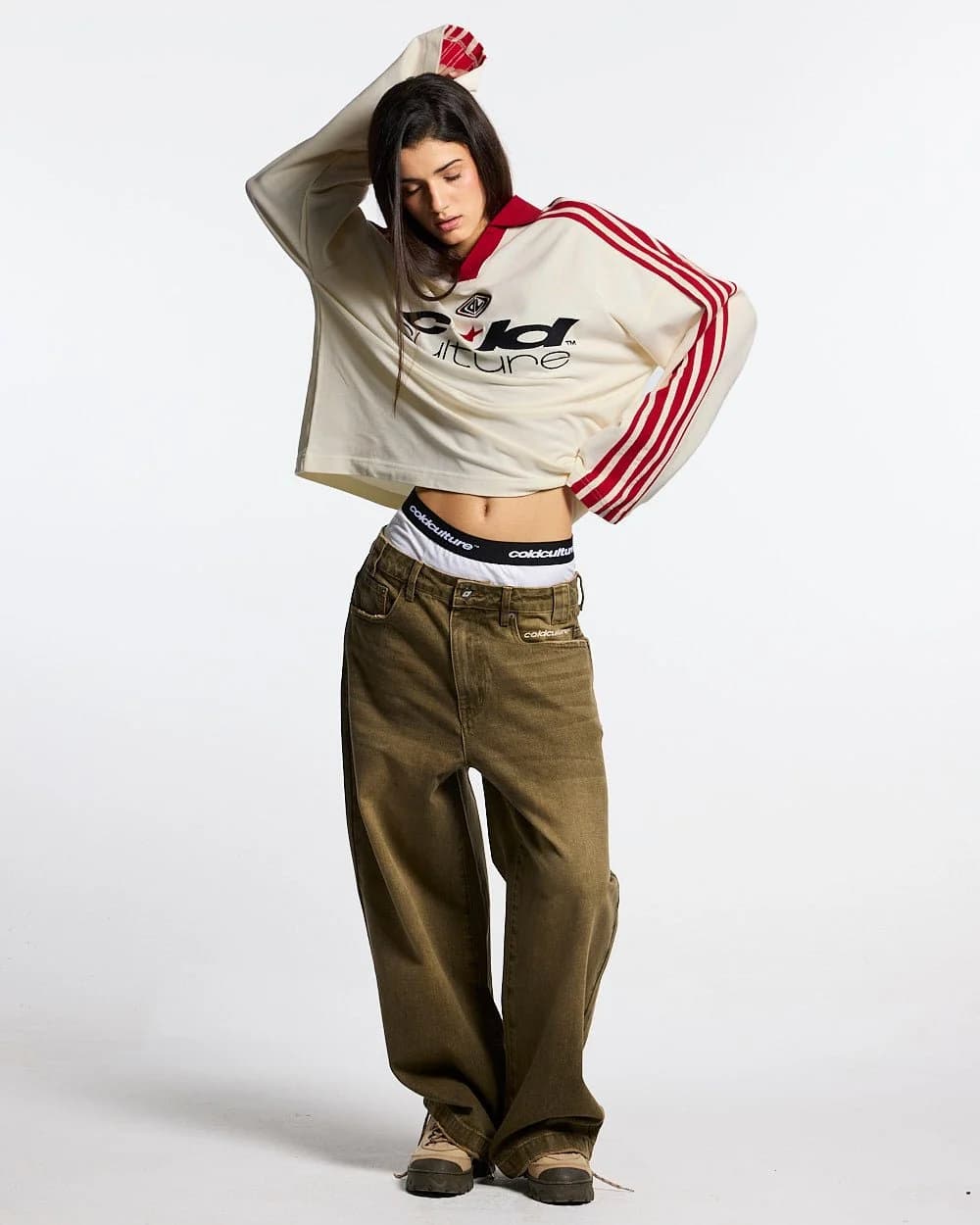 DISTRESS STARS V2 PANTS BROWN DENIM 8