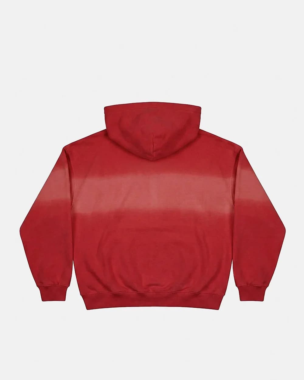 CROSSED SCRIPT ZIP HOODIE RED 3