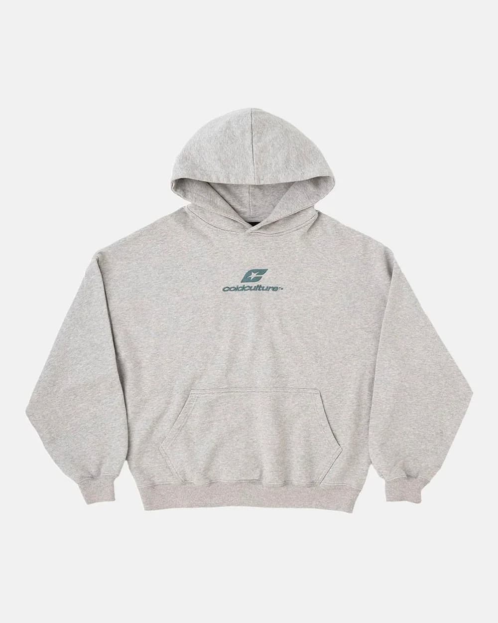 CURVED HOODIE ASH GREY 3