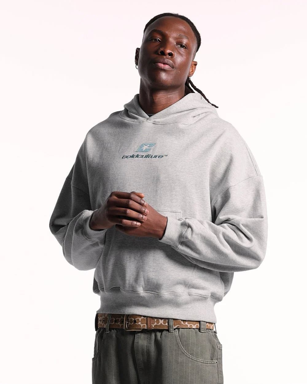 CURVED HOODIE ASH GREY 4