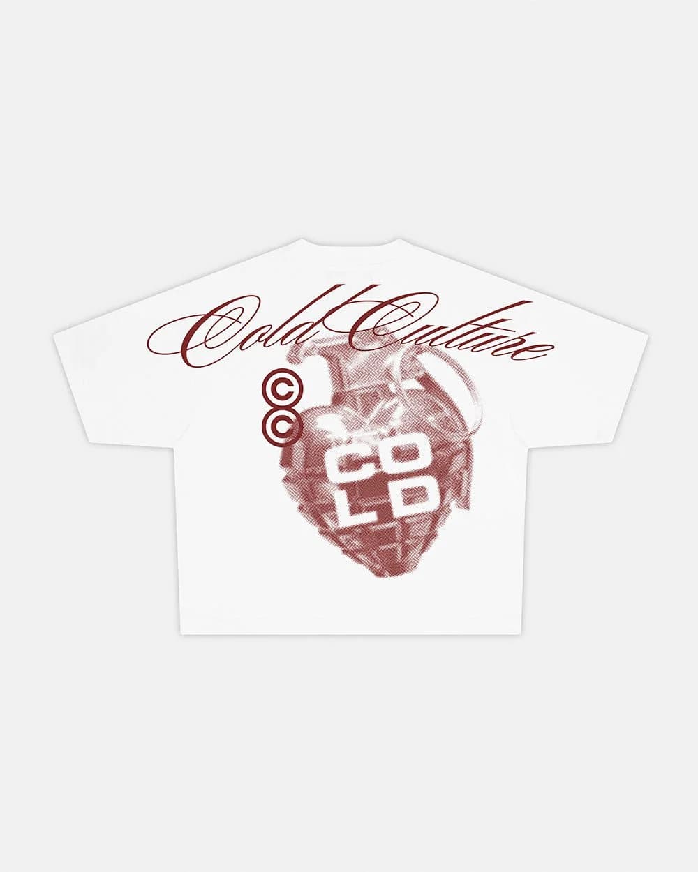COLD HEARTS TEE WHITE by COLD CULTURE