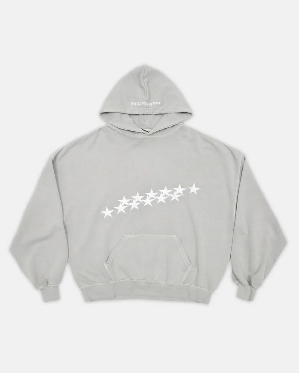 STARS HOODIE PALE GREY by COLD CULTURE