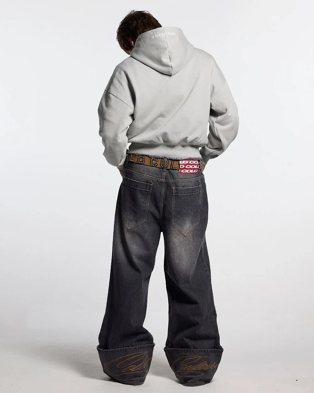 STARS HOODIE PALE GREY 4