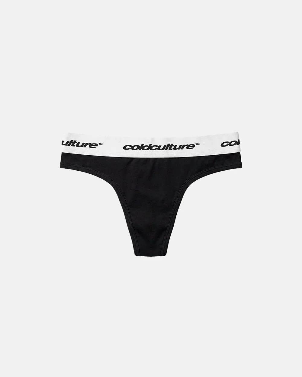 GIRLS CLUB THONG PACK BLACK 3