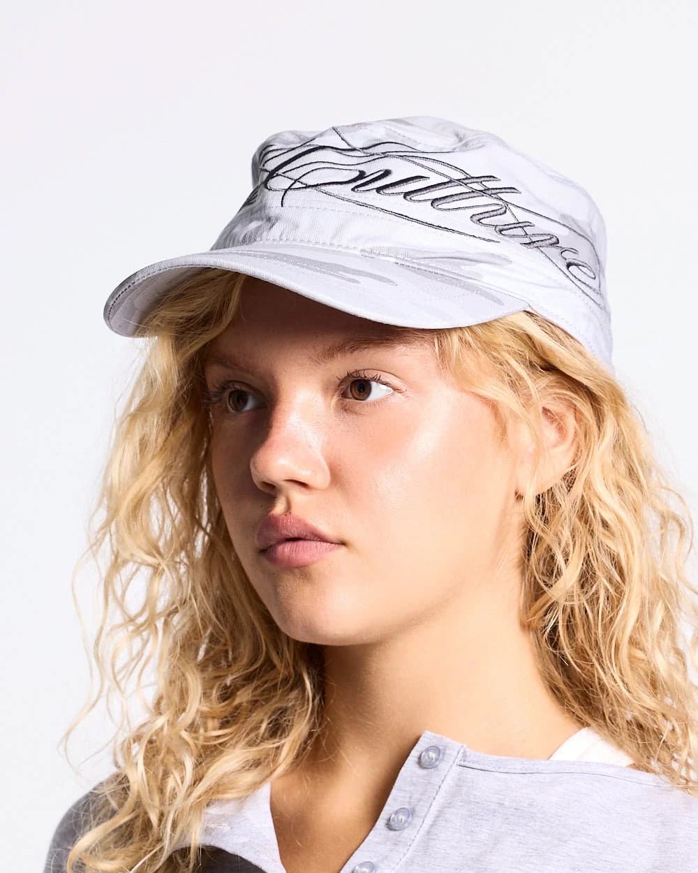 SCRIPT CAP GREY CAMO 5