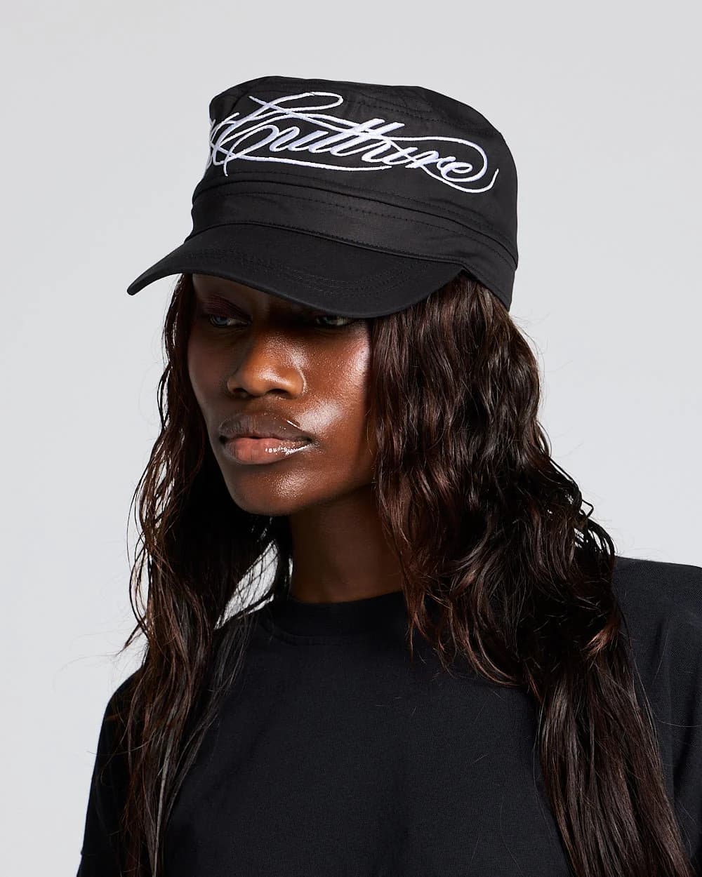 SCRIPT CAP BLACK 5