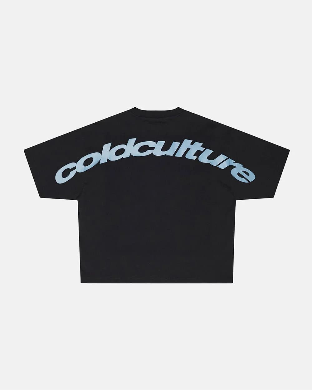 CURVED TEE BLACK & BLUE by COLD CULTURE