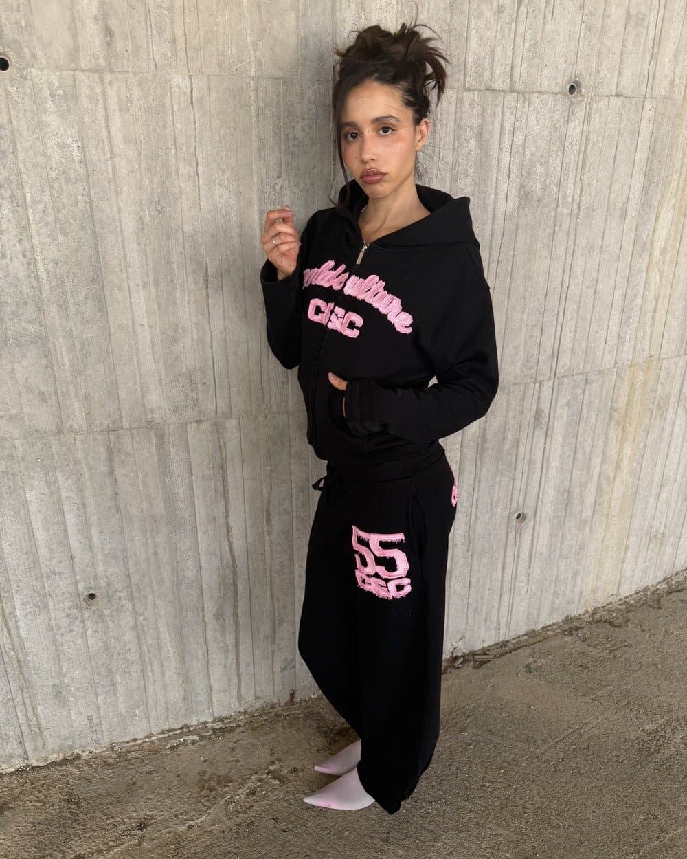 COLLEGE 55 SWEATPANTS BLACK 7