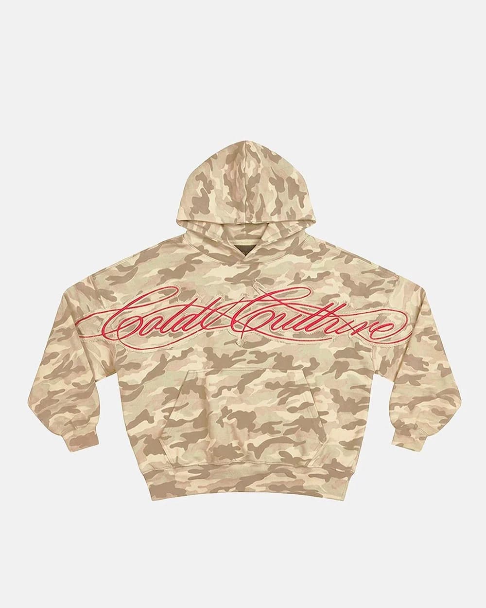 CROSSED DISTRESS HOODIE CAMO by COLD CULTURE