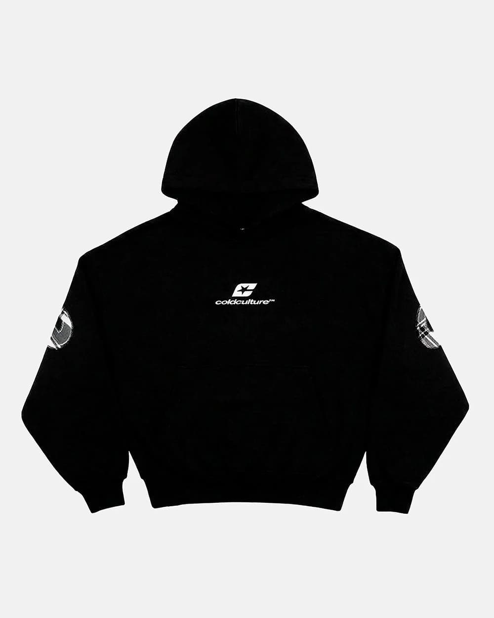 Curved Hoodie Black 3