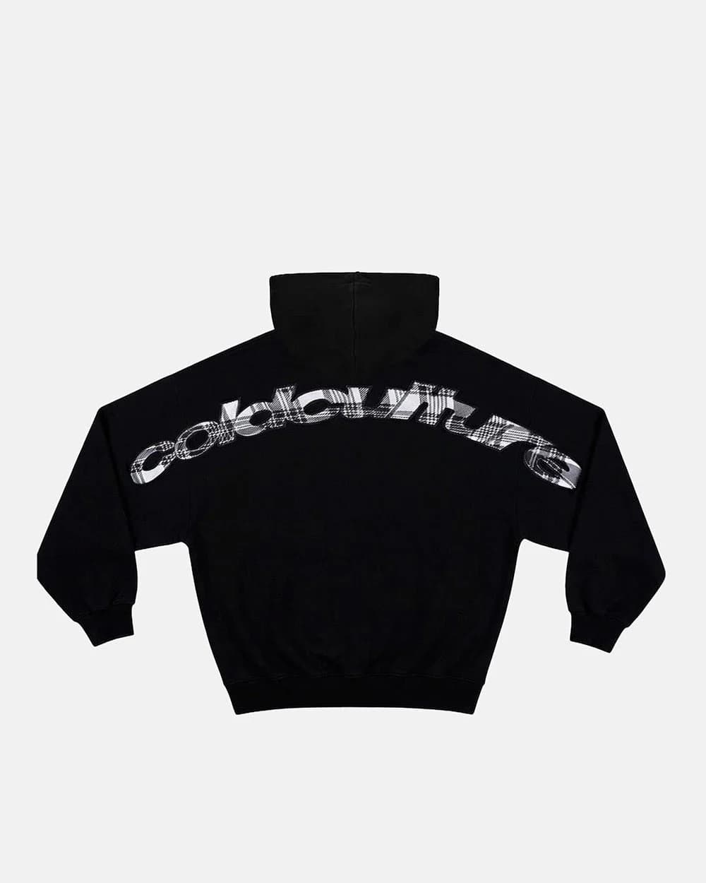 Curved Hoodie Black by COLD CULTURE
