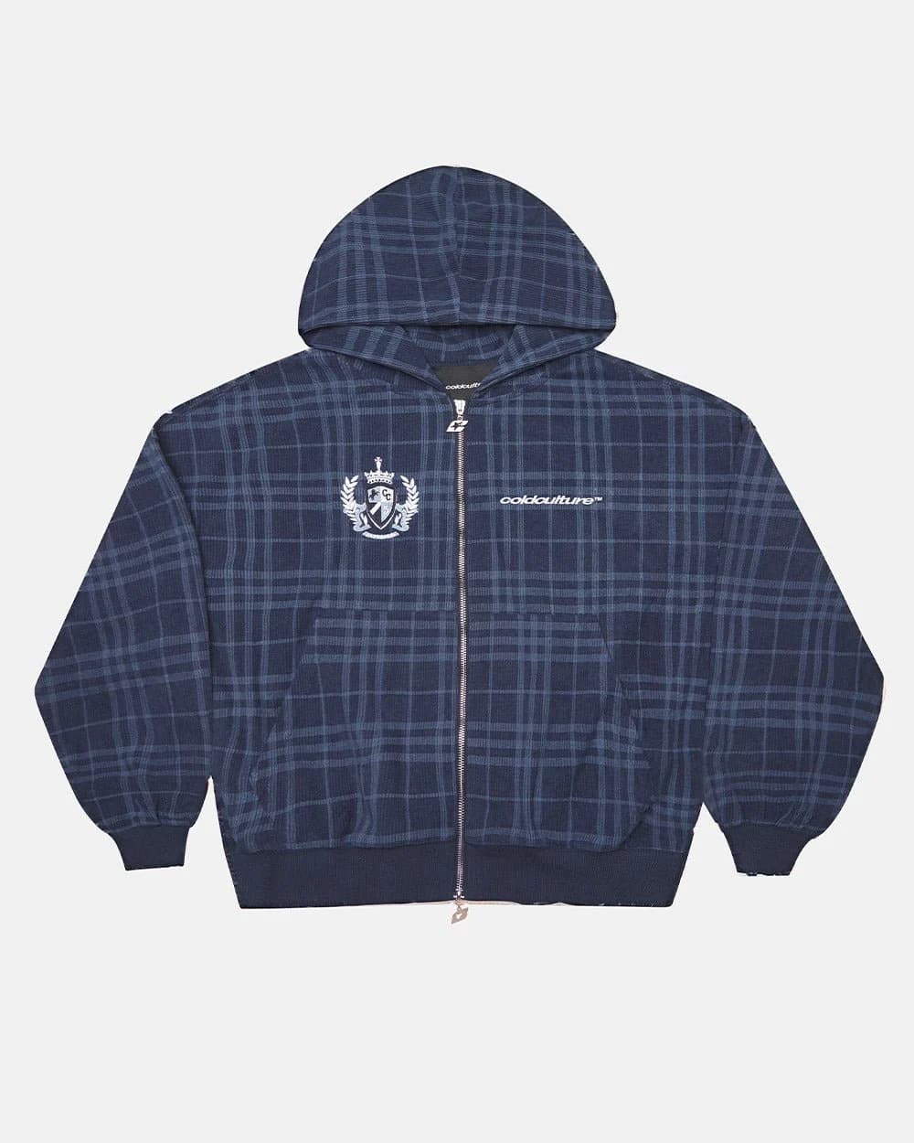 POSH ZIP HOODIE NAVY by COLD CULTURE