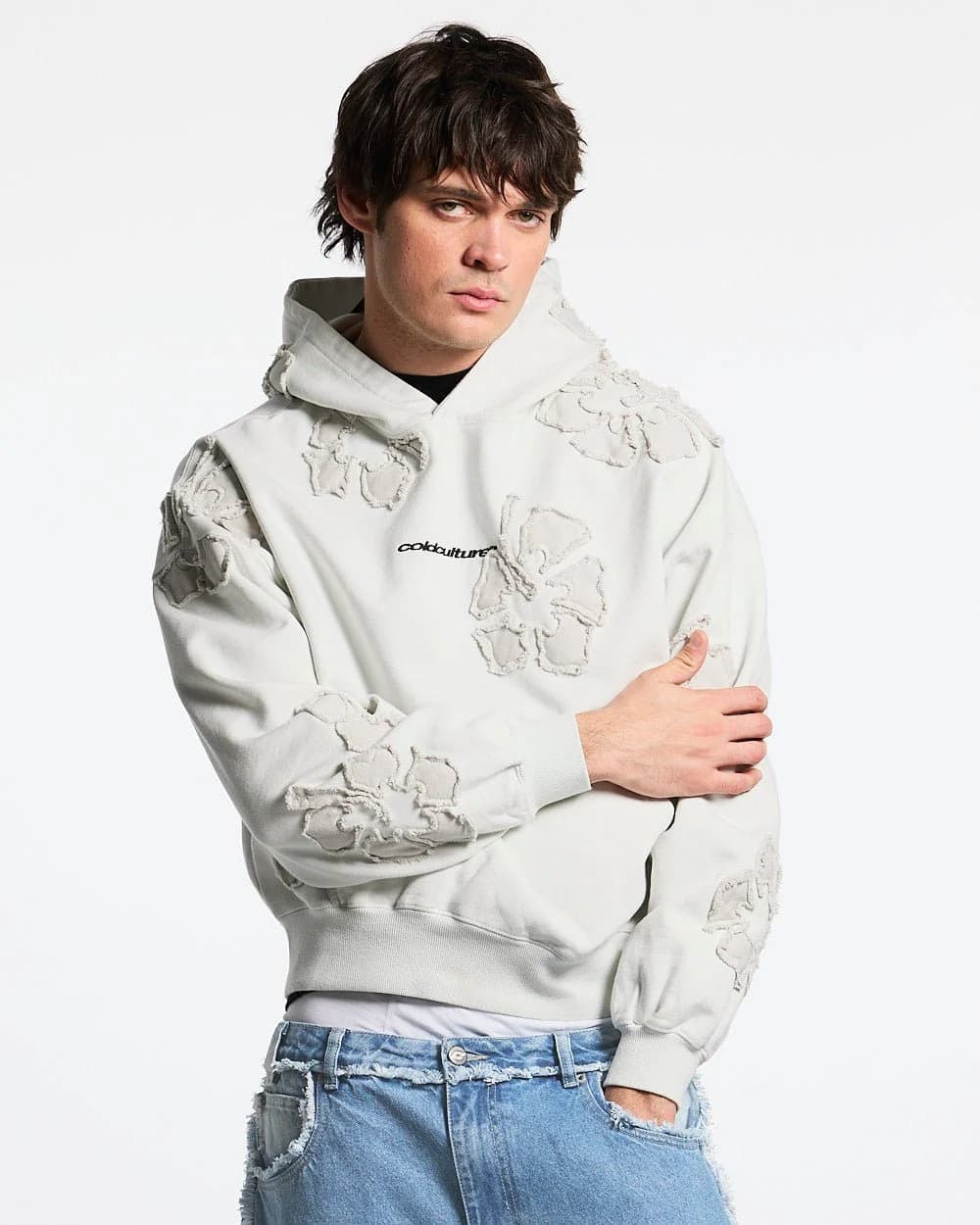FAKE LOVE HOODIE GREY by COLD CULTURE
