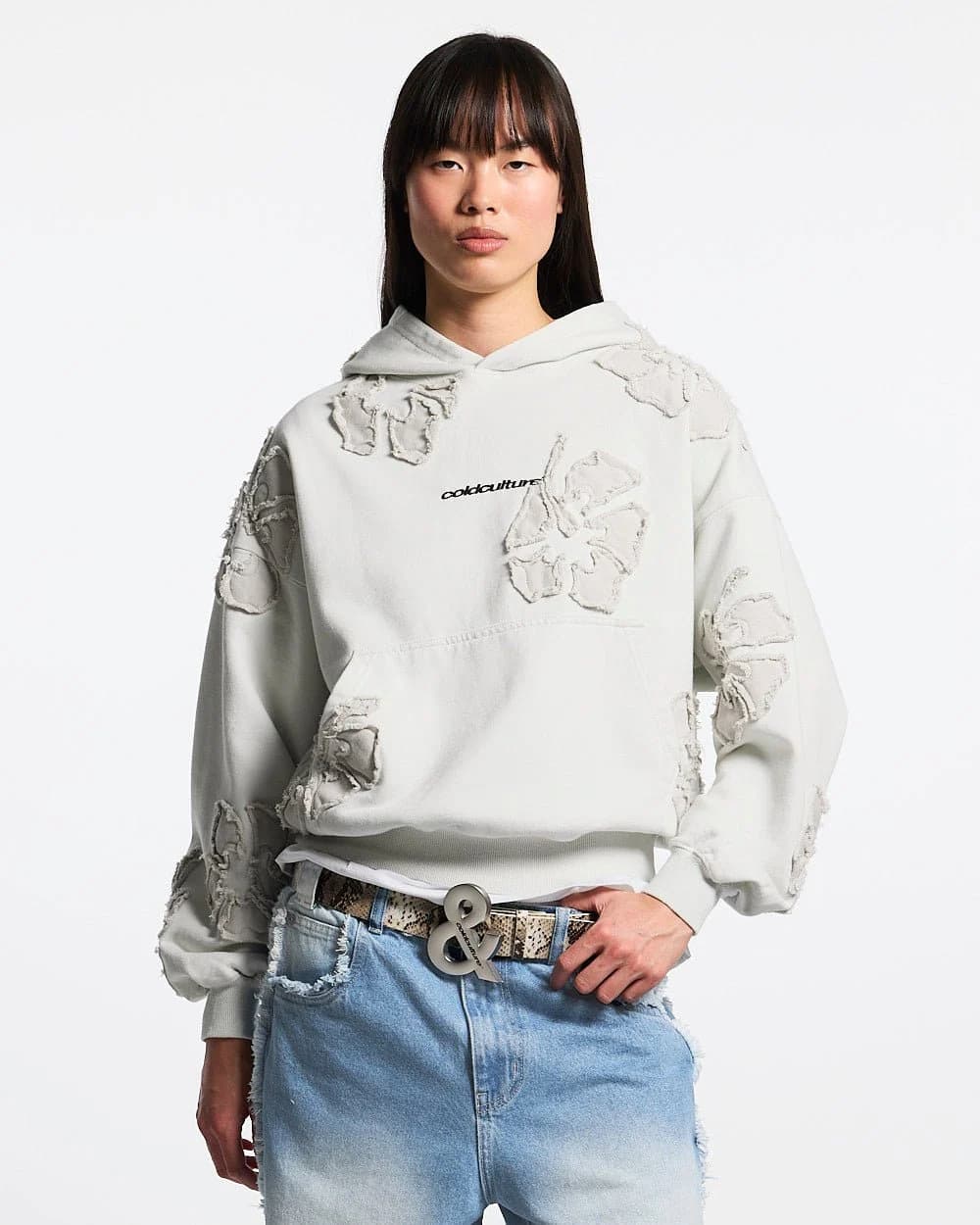 FAKE LOVE HOODIE GREY 5